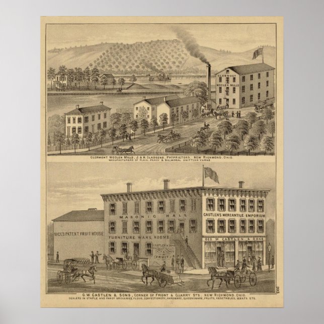 Clermont Woolen Mills Poster (Framsidan)