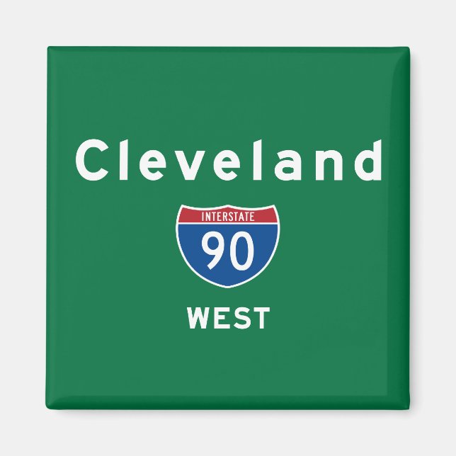Cleveland 90 magnet (Framsidan)