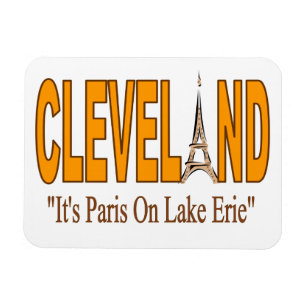 Cleveland är det Paris på den Lake Erie magneten Magnet