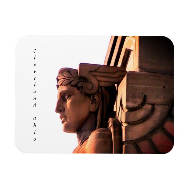 Cleveland Art Deco Guard Magnet (Horisontell)