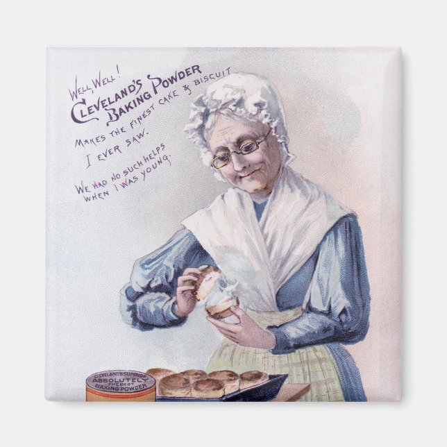 Cleveland Baking Powder Ad Magnet (Framsidan)