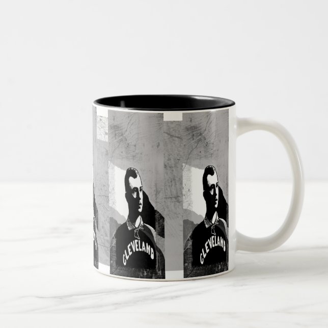 Cleveland baseballmugg Två-Tonad mugg (Höger)
