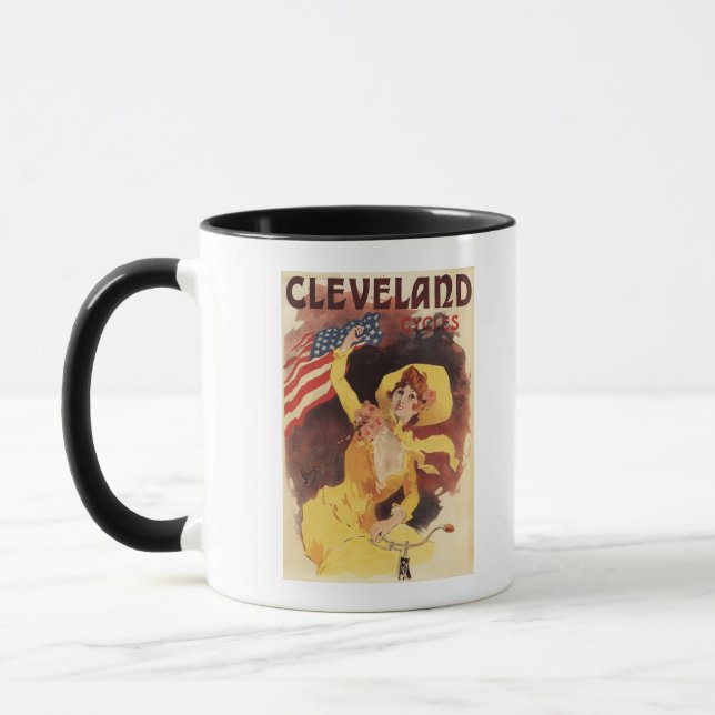 Cleveland Bicycles American Girl in Gult Mugg (Vänster)