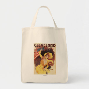 Cleveland Bicycles American Girl in Gult Tygkasse