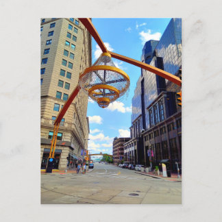 Cleveland Chandalier at Playhouse Square Vykort