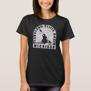 Cleveland Cliffs Basin Kayaking Michigan T Shirt