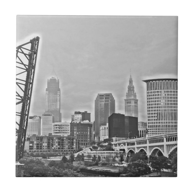 Cleveland Contrast Ceramic Tile Kakelplatta (Framsidan)
