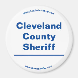 Cleveland County sheriff magnet
