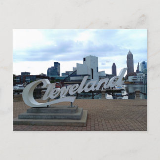 Cleveland Cript Sign, North Coast Habor Vykort