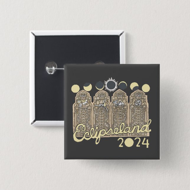 Cleveland Eclipseland Knapp (Framsida & baksida)