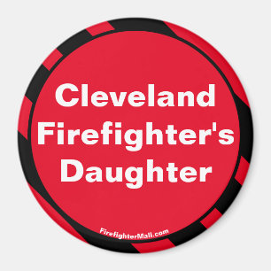 Cleveland Firefighters Dottmagnet Magnet