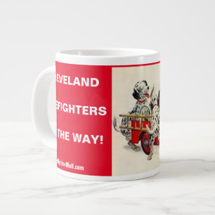 Cleveland Firefighters on Way Mugg Jumbo Mugg