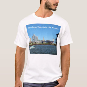 Cleveland flodhorisont "Livin den dröm-" T-tröja T-shirt