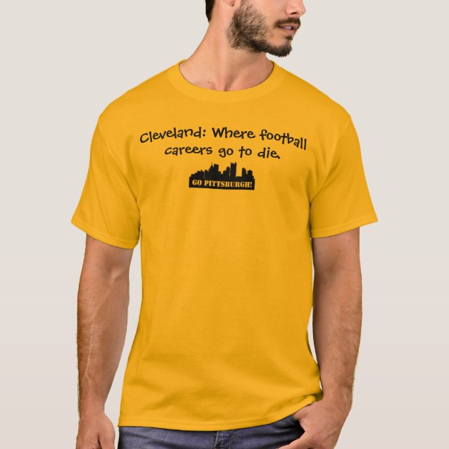 Cleveland fotboll suger! tee (Framsida)