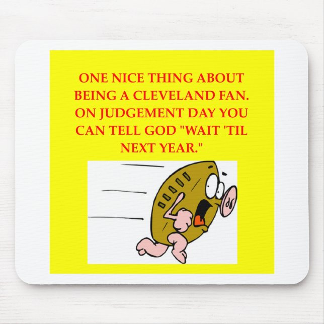 cleveland fotbollfläkt musmatta (Framsidan)