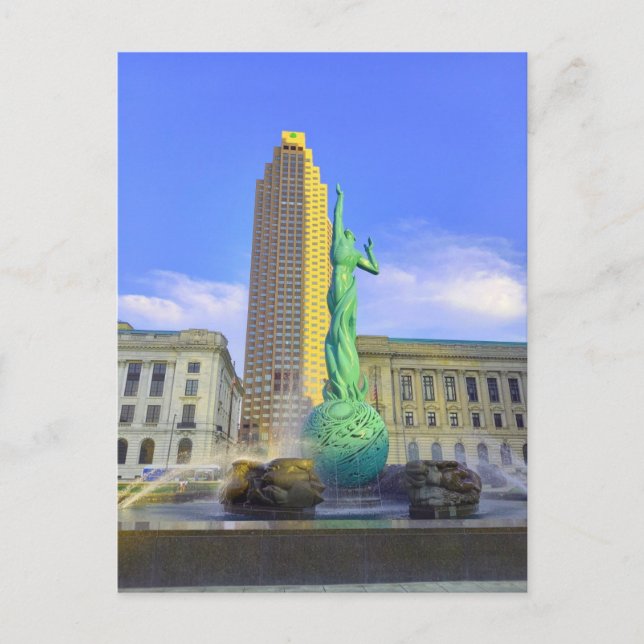 Cleveland - Fountain of Eternal Life Vykort (Framsida)