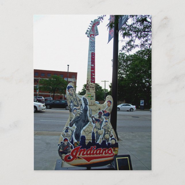 Cleveland gitarr VI Vykort (Framsida)