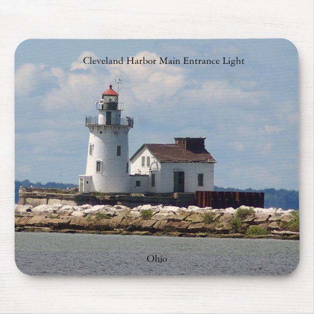 Cleveland Harbor Main Entrance Light mousad Musmatta (Framsidan)