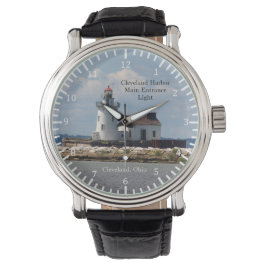 Cleveland Harbor Main Entrance Light watch Armbandsur