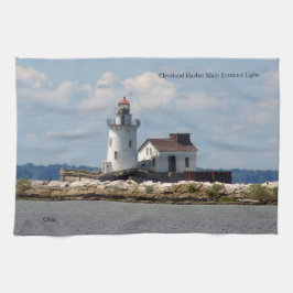 Cleveland Harbour Main Entrance Light Kökshandduk