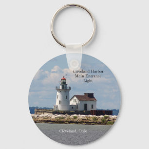 Cleveland Harbour Main Entrance Light nyckelring