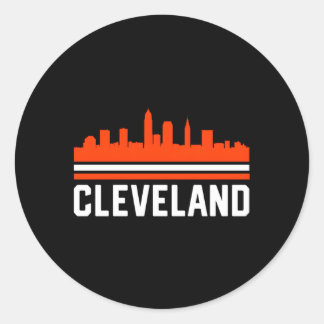 Cleveland Home Skyline Runt Klistermärke