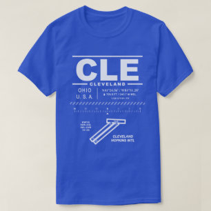 Cleveland Hopkins Internationell flygplats CLE T Shirt
