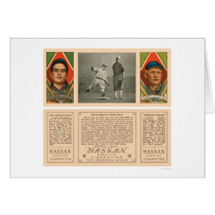 Cleveland Indians Baseball 1912 Hälsningskort