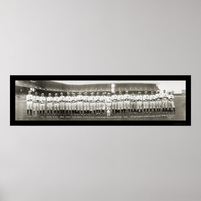 Cleveland Indians Ohio Photo 1916 Poster (Framsidan)