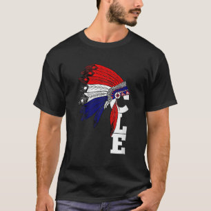 Cleveland Iroqios Indian Tribe Shirt för manar Wom T