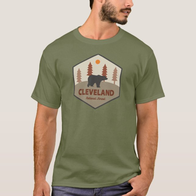 Cleveland National Forest Björn T Shirt (Framsida)