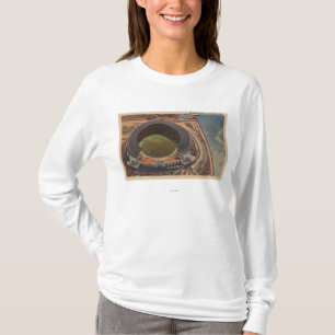 Cleveland OH - antenn av kommunal baseball Tee Shirt