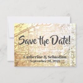 Cleveland, OH Antik Karta Spara Datumet