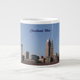 Cleveland, OH Blue Skyline Jumbo Specialty Mugg