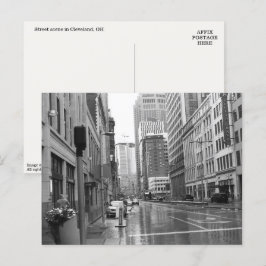 Cleveland, OH Downtown Scene Photo Postcard Vykort