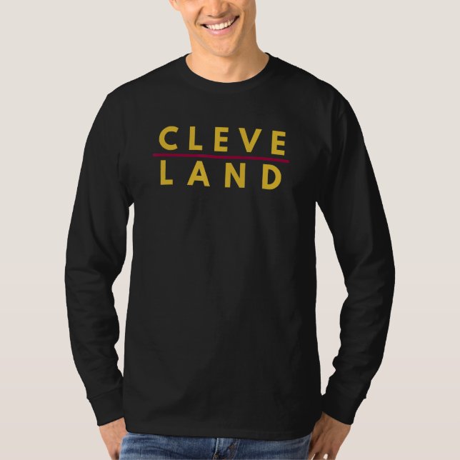 Cleveland OH Fläkt Cleveland Souvenir T Shirt (Framsida)