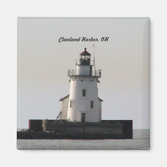 Cleveland OH Harbor Magnet (Framsidan)