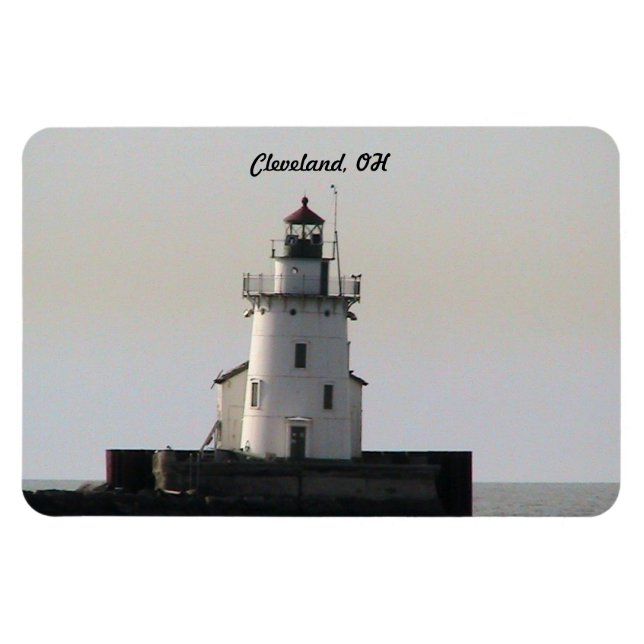 Cleveland OH Lighthouse Premium Flexi Magnet (Horisontell)