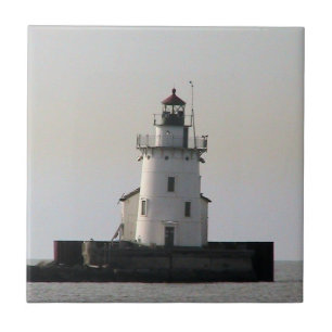 Cleveland OH Lighthouse Small Tile Kakelplatta