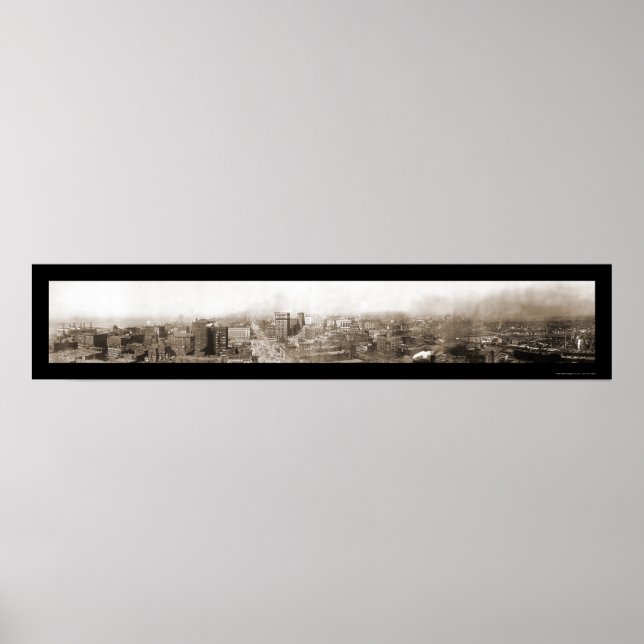 Cleveland, OH Photo 1909 Poster (Framsidan)