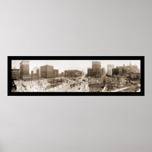 Cleveland, OH Square Photo 1912 Poster