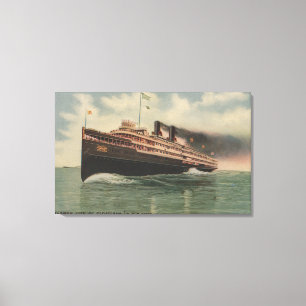 Cleveland, OH - Steamer City of Cleveland Canvastryck