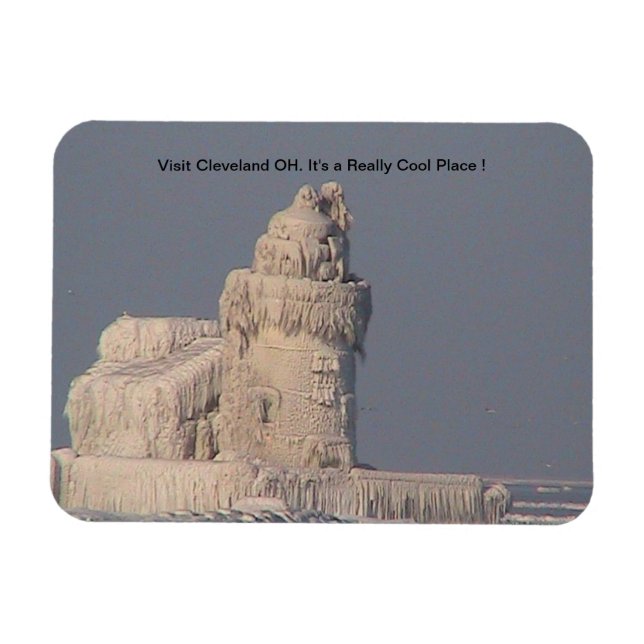 Cleveland OH Verkligen Ställe magnet (Horisontell)