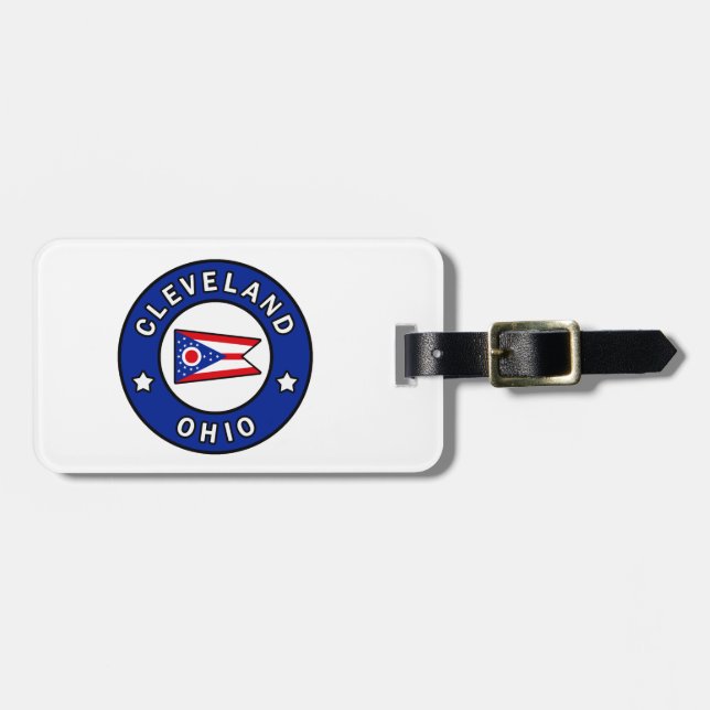 Cleveland Ohio Bagagebricka (Horisontell Framsida)