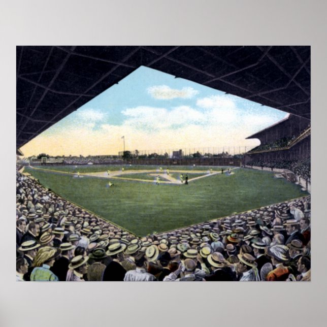Cleveland Ohio Baseball Stadium Poster (Framsidan)