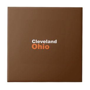 Cleveland, Ohio Ceramic Tile Kakelplatta