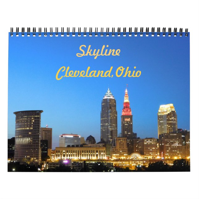 Cleveland Ohio City Skyline Calendar Kalender (Omslag)