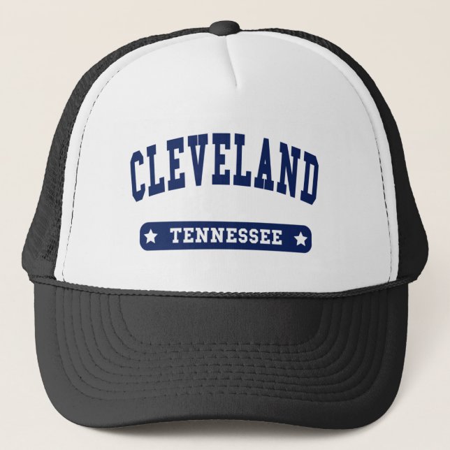 Cleveland Ohio College Stil T-skjortor Keps (Framsida)