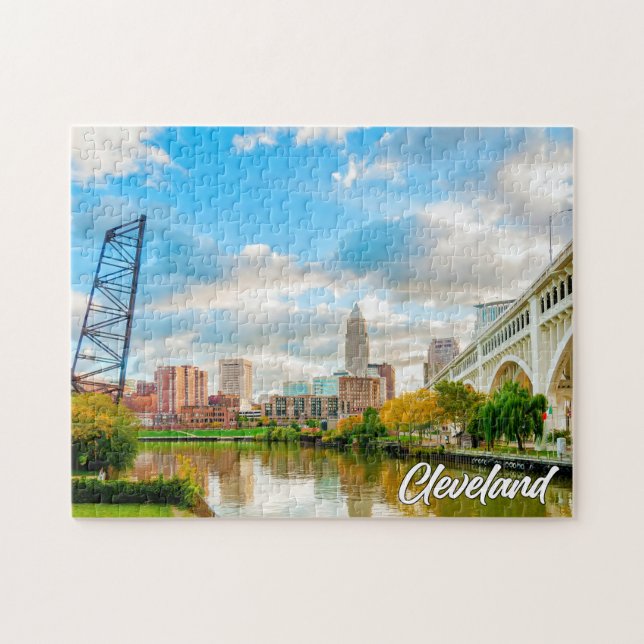 Cleveland, Ohio, Förenade Stater Pussel (Horisontell)