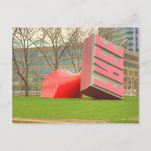 Cleveland Ohio Free Frimärke vykort